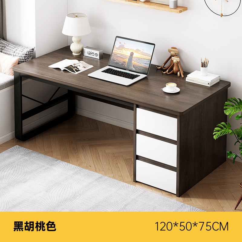 Escritorio para computadora doble Escritorio con cajón Dormitorio Hogar Escritorio simple Escritorio moderno simple Banco de trabajo