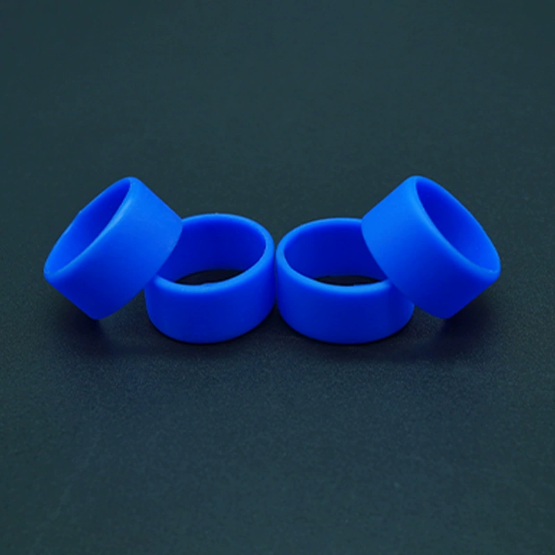Fashionable minimalistic travel glossy silicone ring, custom-made, (Cross-border trading)