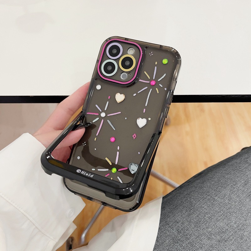 Colorful fireworks DIY diamond stickers suitable for iPhone 14 Pro Max Apple 13 phone case 12 holder_voghion.com