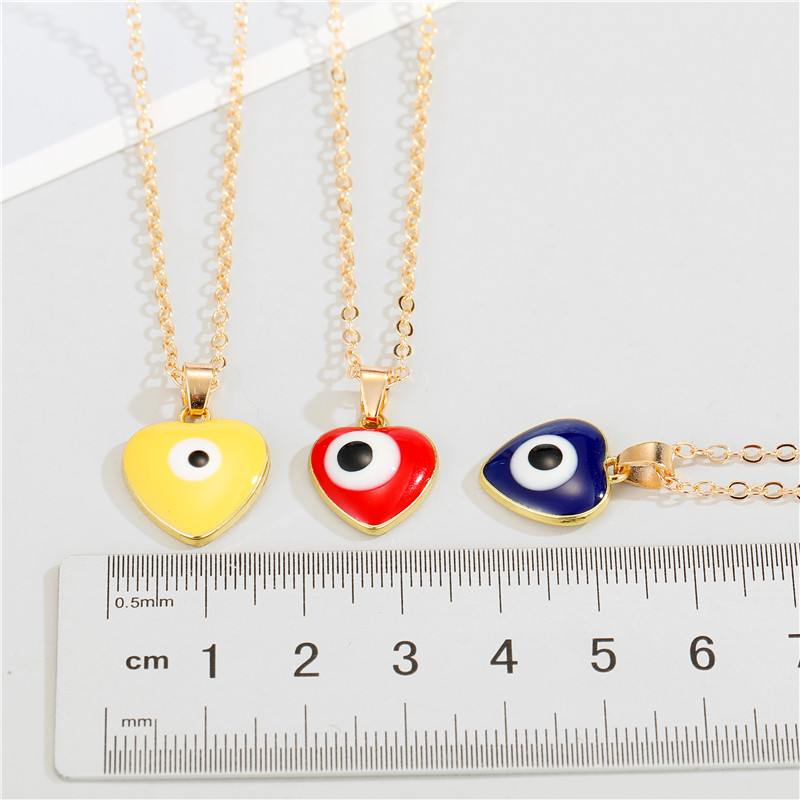 Bohemian Geometric Eye Alloy Necklace Wholesale display picture 2