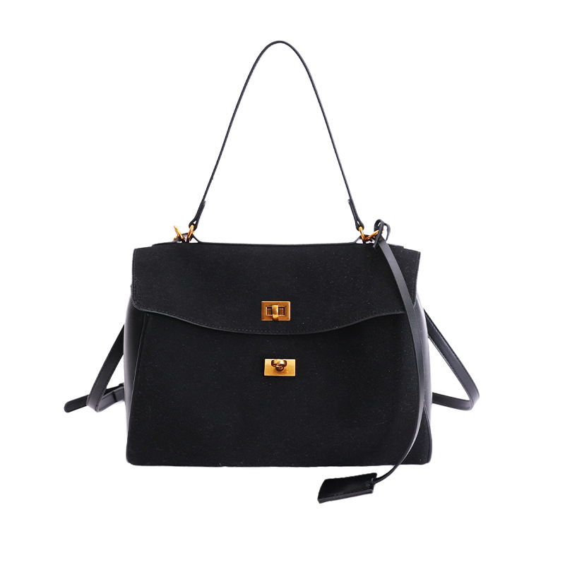 Bolso de maletín retro de gran capacidad para mujeres 2025 invierno nuevo estilo de moda mochila de piel de ciervo mochila de alta calidad para viajar