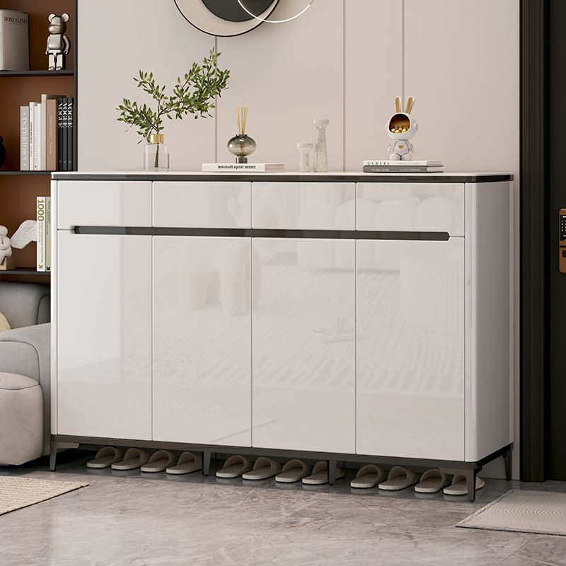 Modern Minimalist Shoe Cabinet for Home Entrance, Shoe Rack for Entryway, Foyer, High-End New Popular Model, Light Luxury Balcony Cabinet