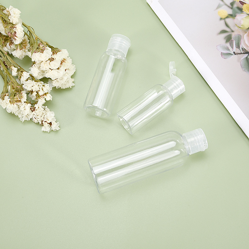 Exprimir botella hidratante botella de spray loción cosméticos viajes sub-botella pequeño estilo botella vacía botella de plástico transparente Flip