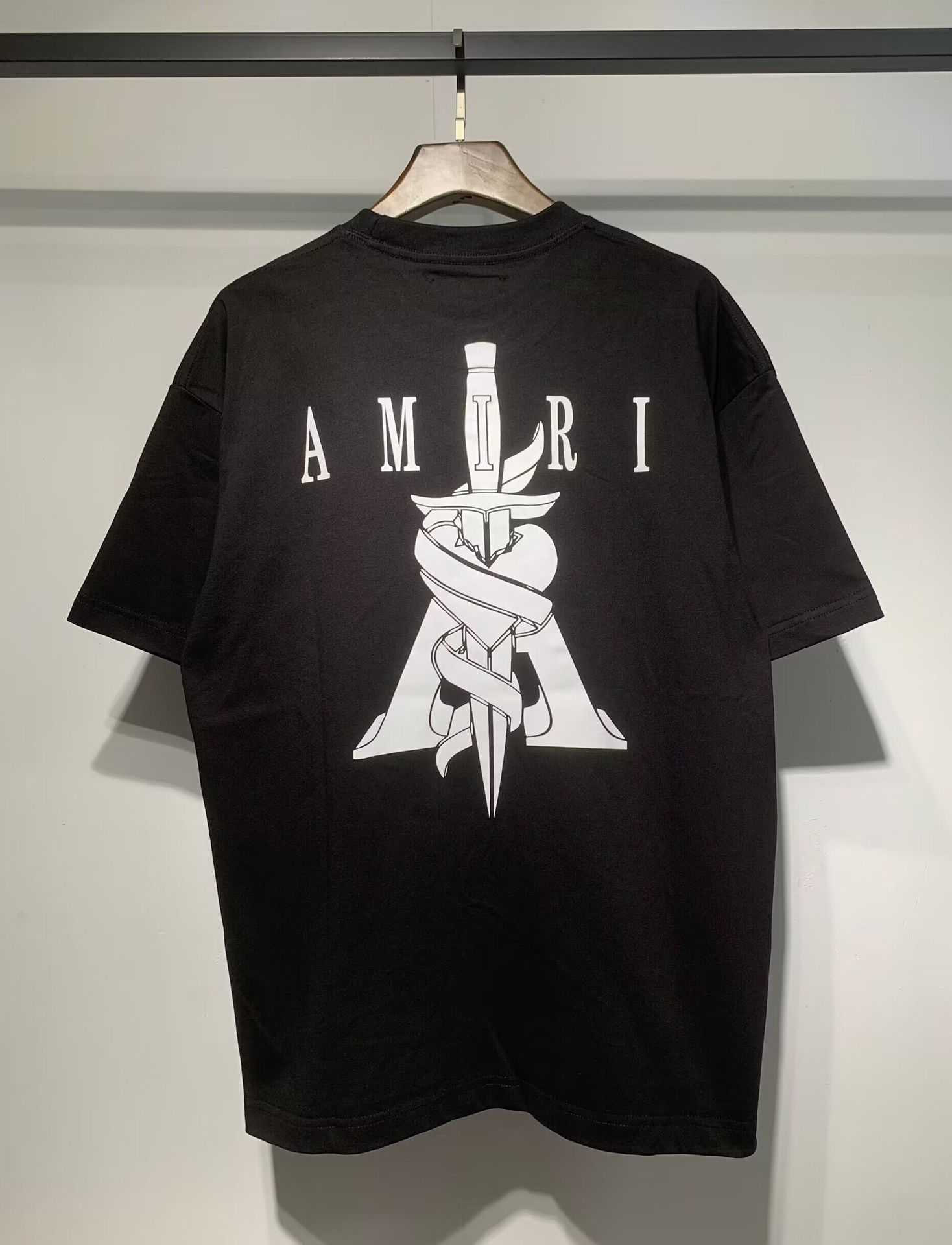 Verano nueva camiseta de manga corta impresa de letras suelta marca de moda hombre camiseta casual de media manga mujer