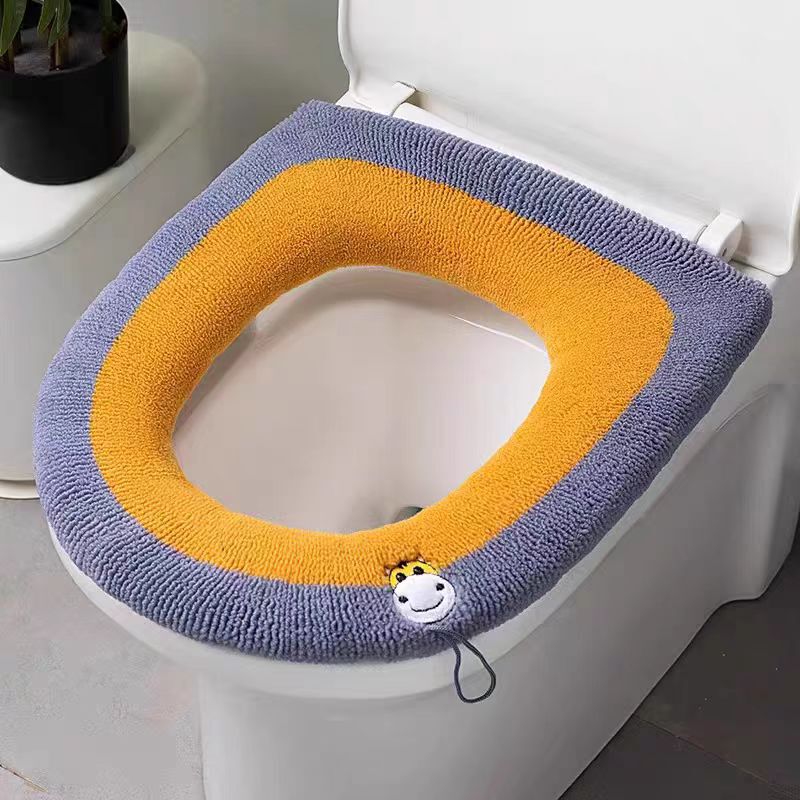 福祉品四季通用トイレマット冬に保温ぬいぐるみを厚くして、トイレの座布団を持って水洗いします。|undefined