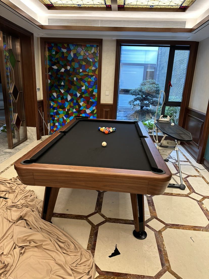 Panel de tenis de mesa nogal de 8 pies