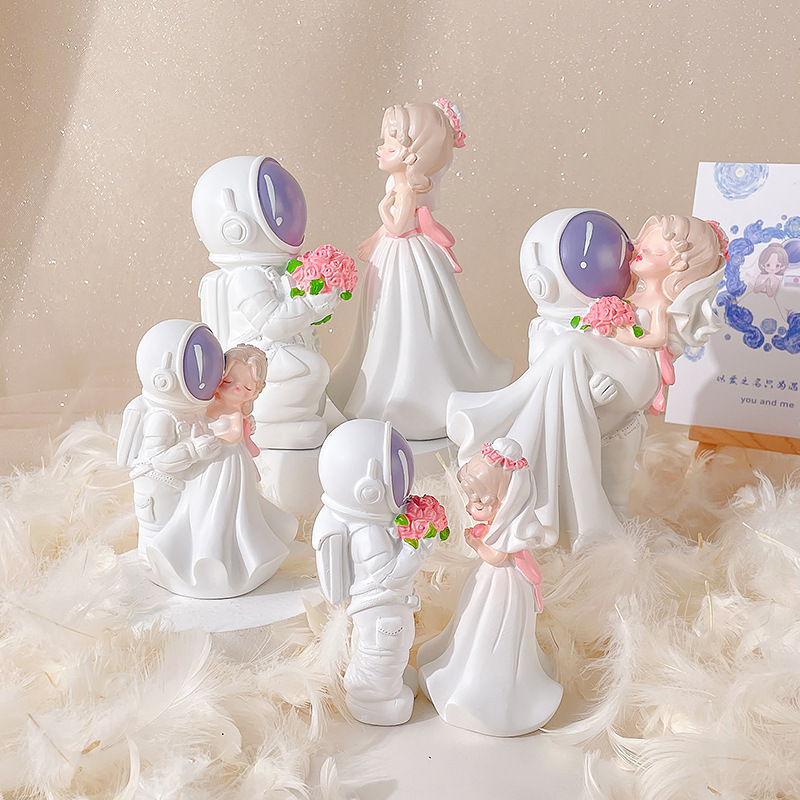 크리에이티브 발렌타인 데이 홈 데코레이션 웨딩 데코레이션 레진 공예 커플 선물 꿈꾸는 은하수 장식 선물