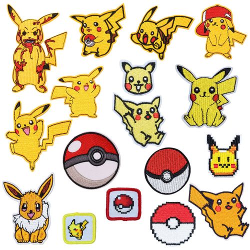 Junle factory direct sales cartoon embroidery cloth stickers animation character badge stickers clothing accessories DIY patches stickers can be approved