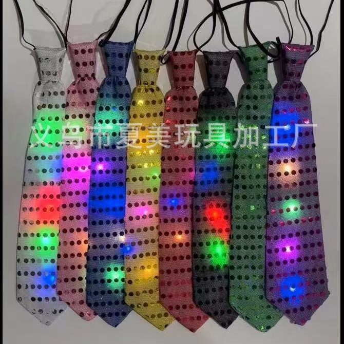 Corbata LED, colores, fiestas, disfraces image 1