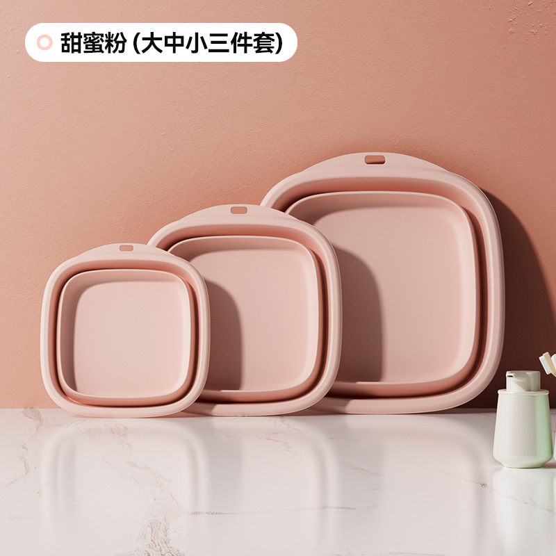 lavabo plegable dormitorio lavabo doméstico de estudiantes lavabo portátil de viaje lavabo plástico retráctil lavabo