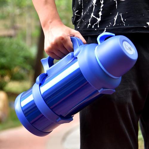 WBZ7 ultra-large capacity household thermos kettle 304 stainless steel outdoor car portable travel thermos cup for men 4L 5 liters