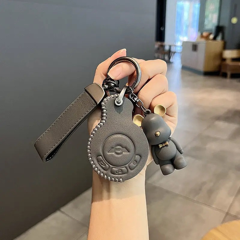 For BMW mini key cover countryman cooper one car protective case buckle bag high-end women