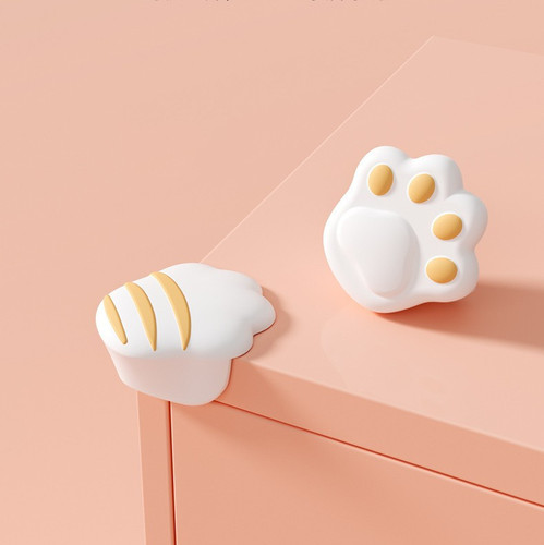Cute anti-collision corner cartoon cat claw children's table corner anti-collision silicone protective corner furniture thickened safety anti-collision mat