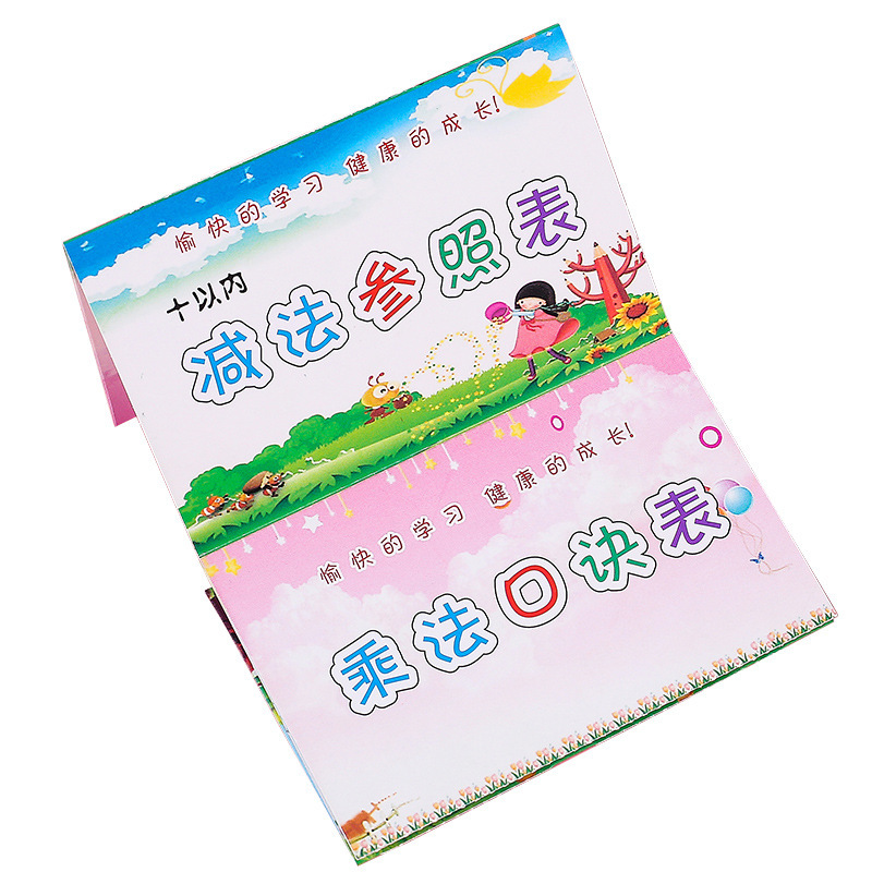 Escuela primaria Tarjeta de multiplicación 99 Tabla de fórmulas Aprendizaje de matemáticas Educación de la primera infancia Diga suma y resta ayudas didácticas al por mayor
