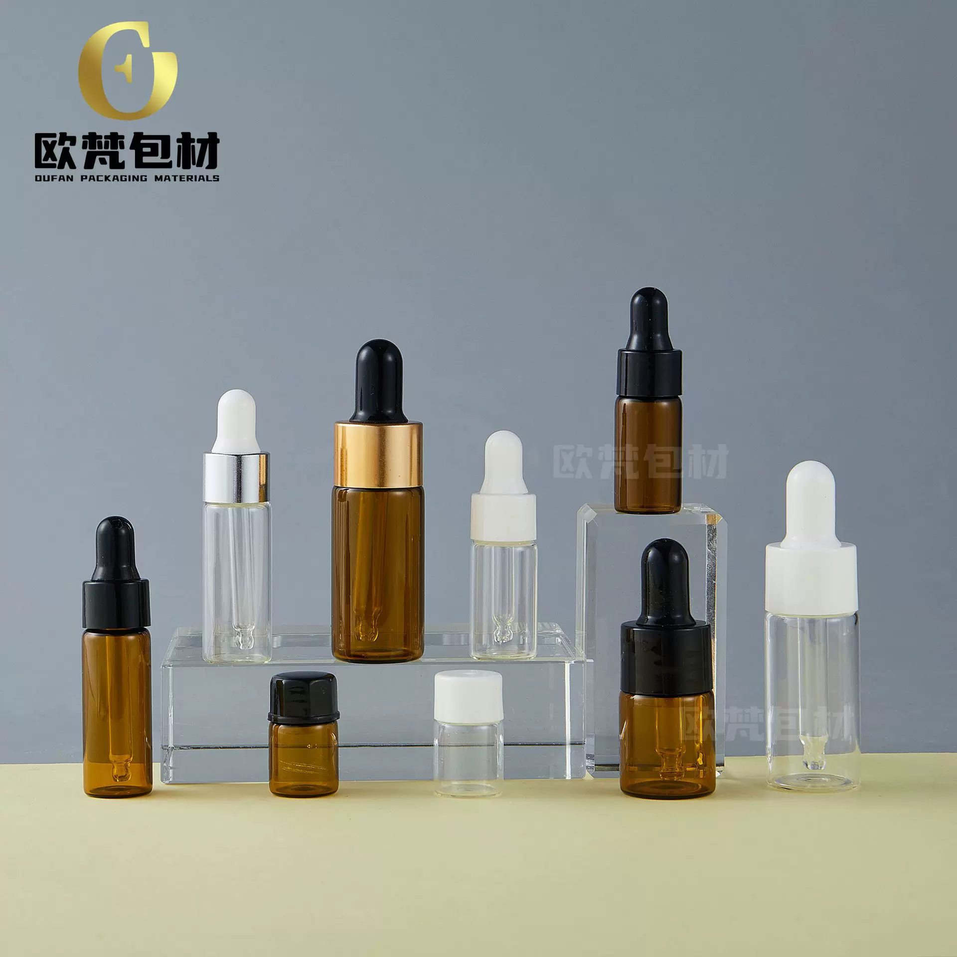 现货螺口滴管精油瓶 3m 香水玻璃瓶小样分装瓶 试用装  香水包材