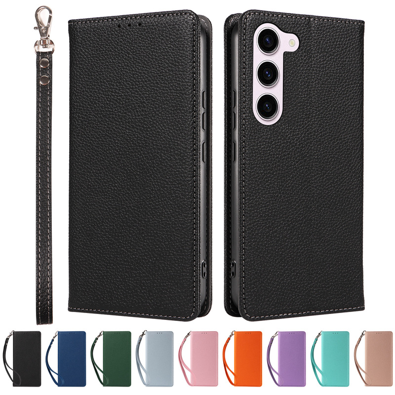Suitable for Samsung S25 Magnetic Phone Case, S26 Ultra Phone Leather Case, S24 Plus Stand Lanyard Protective Case Suitable for Samsung S25 Magnetic Phone Case, S26 Ultra Phone Leather Case, S24 Plus Stand Lanyard Protective Case