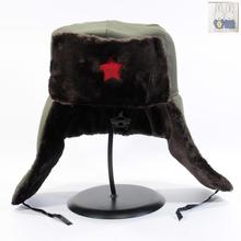 Old-style Northeast cold locomotive snow cap Lei Feng cap