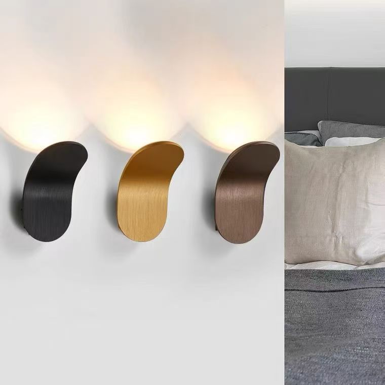 LED lámpara de pared moderna minimalista creativa sala de estar fondo pared dormitorio cabezal de cama hotel pasillo escalera lámpara de pared