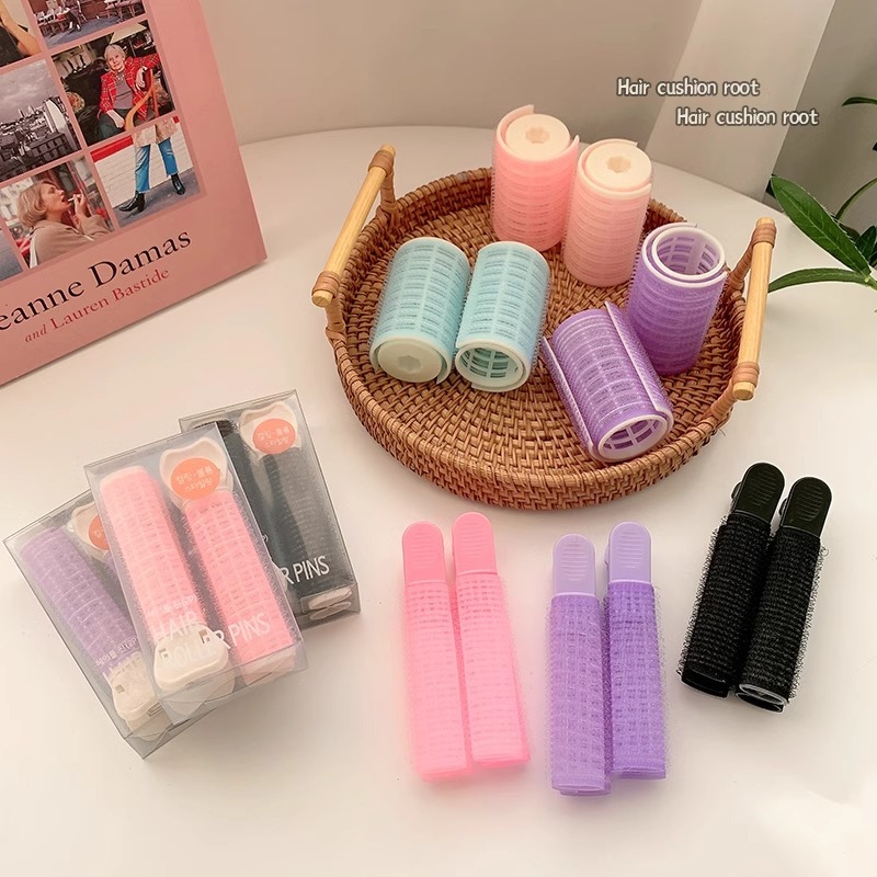 Raíz del cabello clip suelto alto Cráneo almohadilla superior raíz del cabello clip de la cabeza frente sin costura fixed Bangs clip rizador de pelo tocado femenino