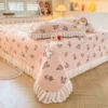 Milk velvet bed cover-Sweet Rabbit