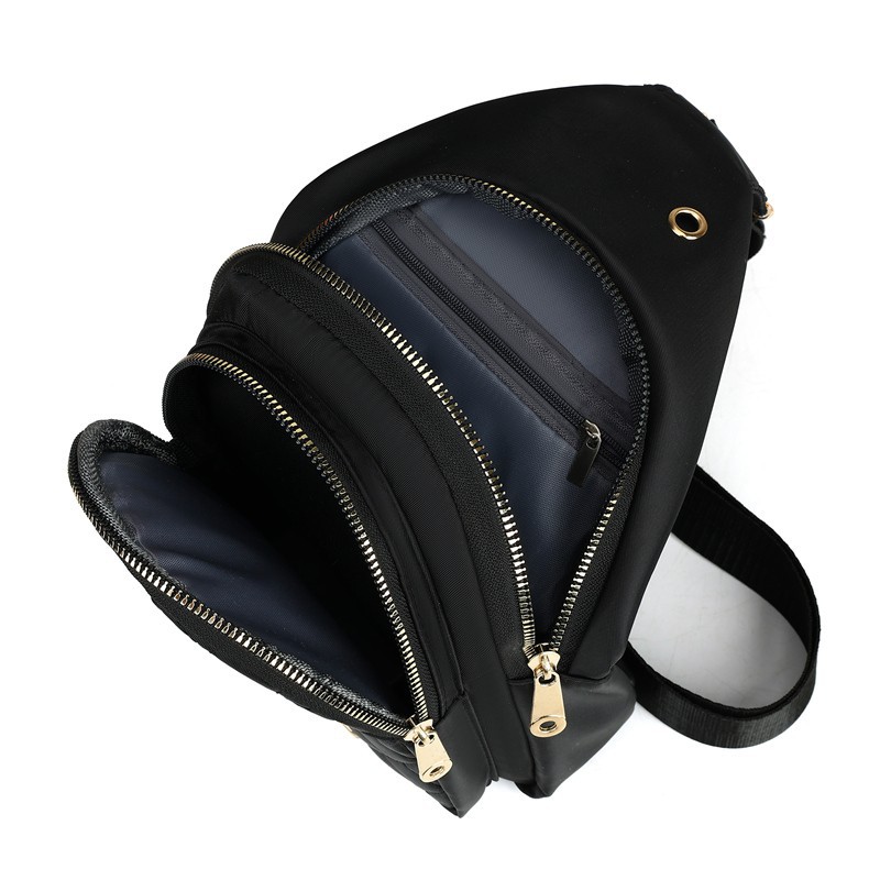 Bolso de mujer de comercio exterior al aire libre bolso de pecho de moda multicapa bordado bolso de hombro coreano bolso portátil de viaje de viaje