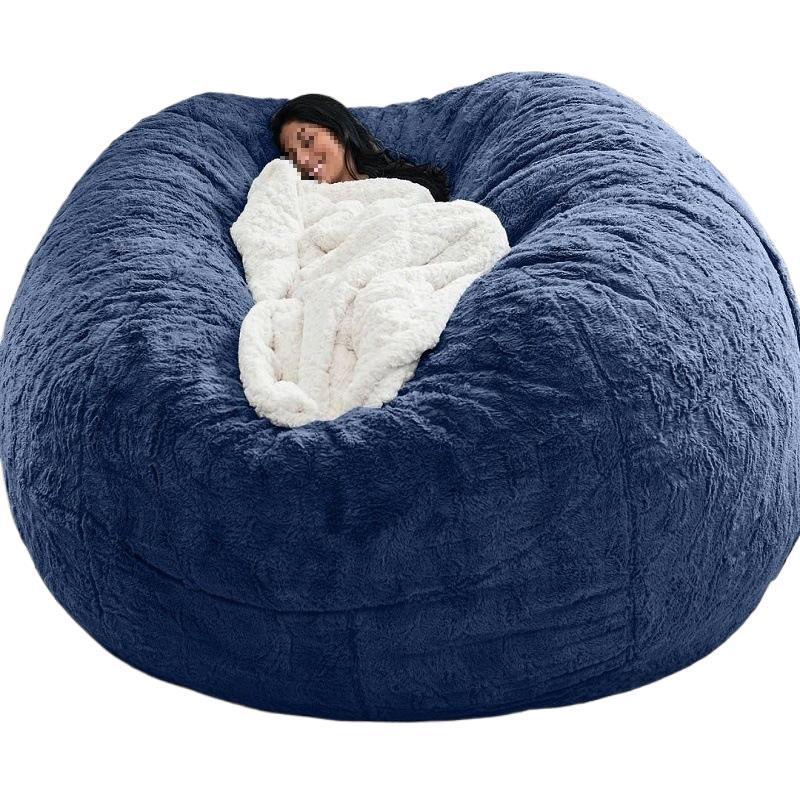 Sofá perezoso, sofá cama de frijol, sofá pequeño redondo, necesita llenarse.