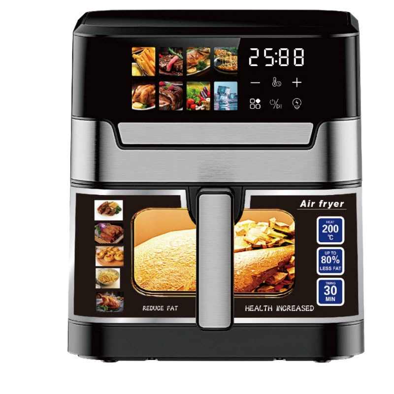 Jinzheng крупноёмкостная аэр fryer интеллектуальный визуальный многофункциональный интегрированный газовый фритюрник 220-240В кросс-бордер экспорт