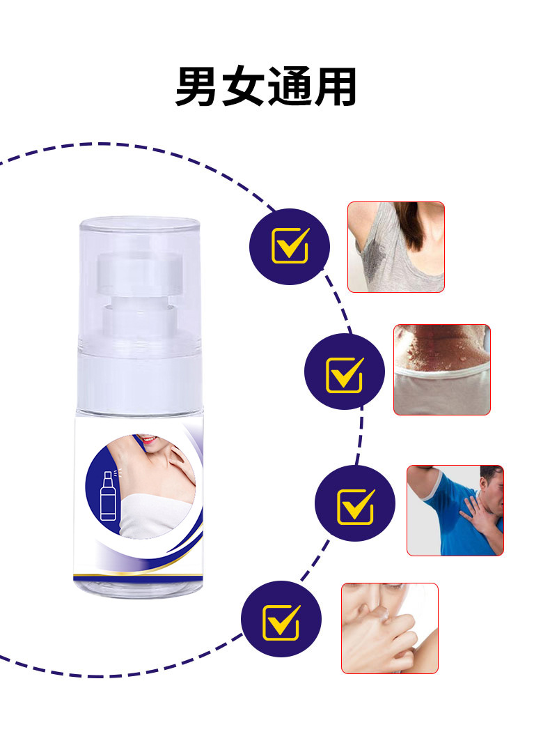 Yao Benren Underarm Herbal Spray 30ml External Body Care Mist for Daily Freshness in use