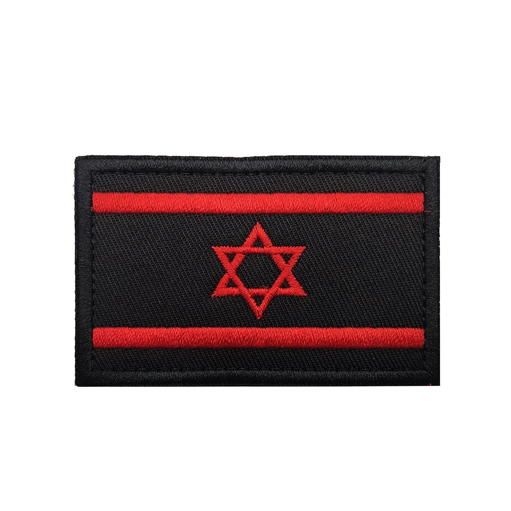 Asian flag Israeliflagspatch Israel flag cloth Velcro armband embroidered patch badge