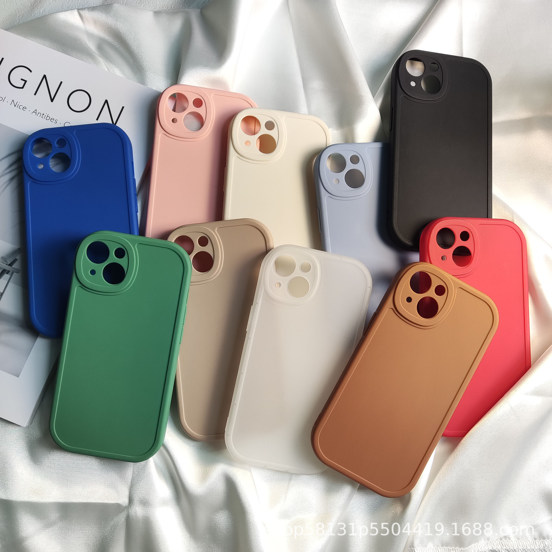 Adecuado para la funda del teléfono móvil de piel de cordero iphone15, procesamiento ligero de cuero personalizado, funda protectora Apple 13 Advanced Sense 14