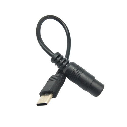 New TYPE-C adapter 2.1mm TYPE-C to DC5.5*2.1 female mm power adapter short cable