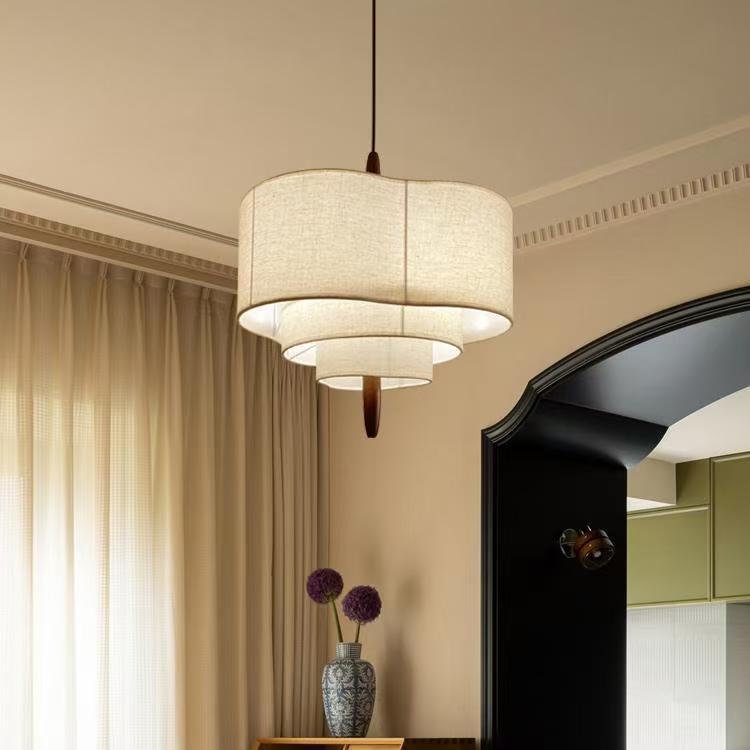 Viento de diseño de lámparas medievales, lámparas de candelabros, estilo retro japonés, sala de estar, comedor, estilo antiguo, estilo retro creativo, estilo francés, diseñador