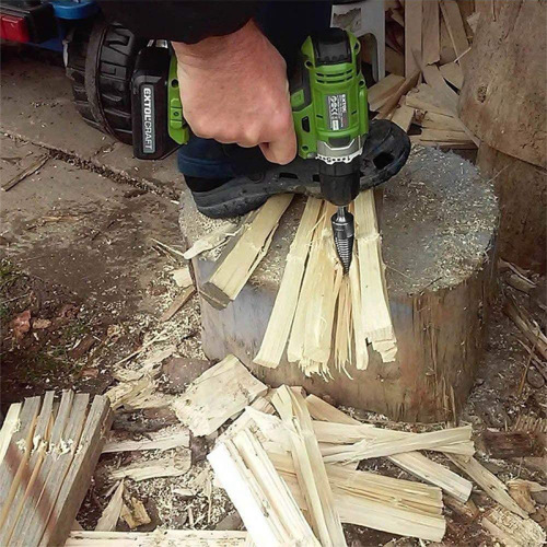 Wood Splitting Drill, Wood Splitter, Wood Splitting Tool, Electric Drill, Electric Hammer Drill, Drill, Wood Splitting Splitter, Rural Wood Splitting Splitter