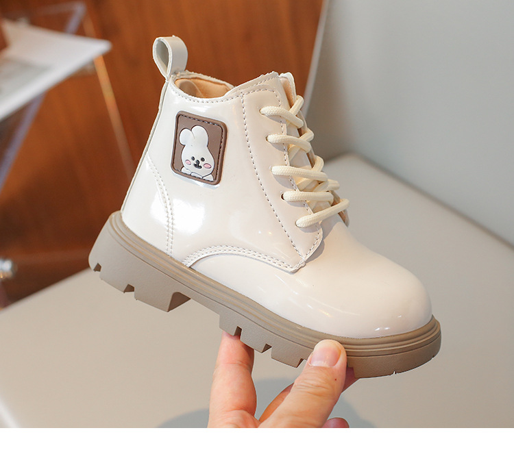 Kinder 2024 Trendy Fashion Mädchen Vielseitige Martin Jungen Frühling und Herbst Britischen Stil Kurze Stiefel_voghion.com