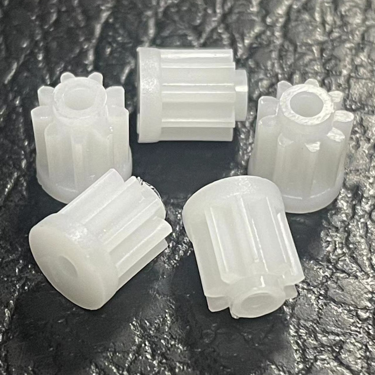 缝纫机塑胶齿轮 0.6模数9齿塑料齿轮加工批发