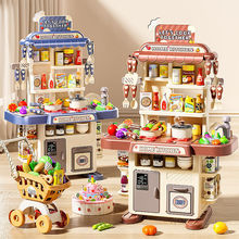 儿童过家家厨房玩具女孩迷你做饭真煮套装仿真厨具2岁3-6宝宝礼物