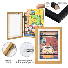 漫画の写真立てが国境を越えたアマゾンa 4シンプルなdiyKidsArt磁気吸引フレームは現物卸売りを表装する