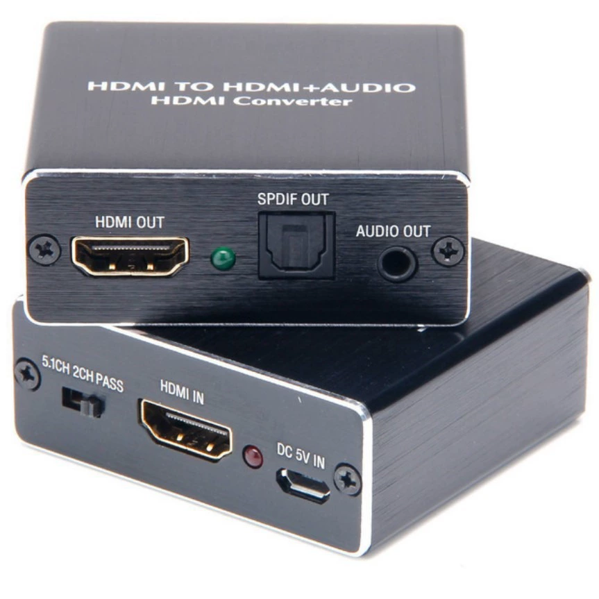 HDMI аудио разделитель 4KX2K/3D стерео Surround Audio оптическое волокно 5.1 декодер конвертер
