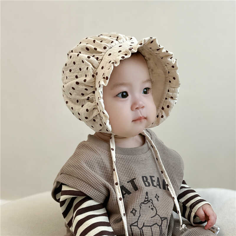 Gorro de Algodón para Recién Nacido Térmico y Protector de Oídos