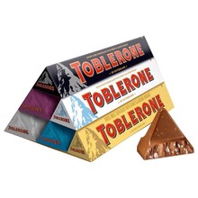 瑞士进口Toblerone三角巧克力条装100g*20条（盒）休闲巧克力零食