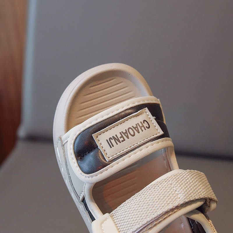 Sandalias para Niños 2025, Nuevas Sandalias de Verano para Niños, Suela Blanda Antideslizante, Zapatos de Playa para Niños Mayores, Estilo Coreano, Sandalias Casuales Cosidas