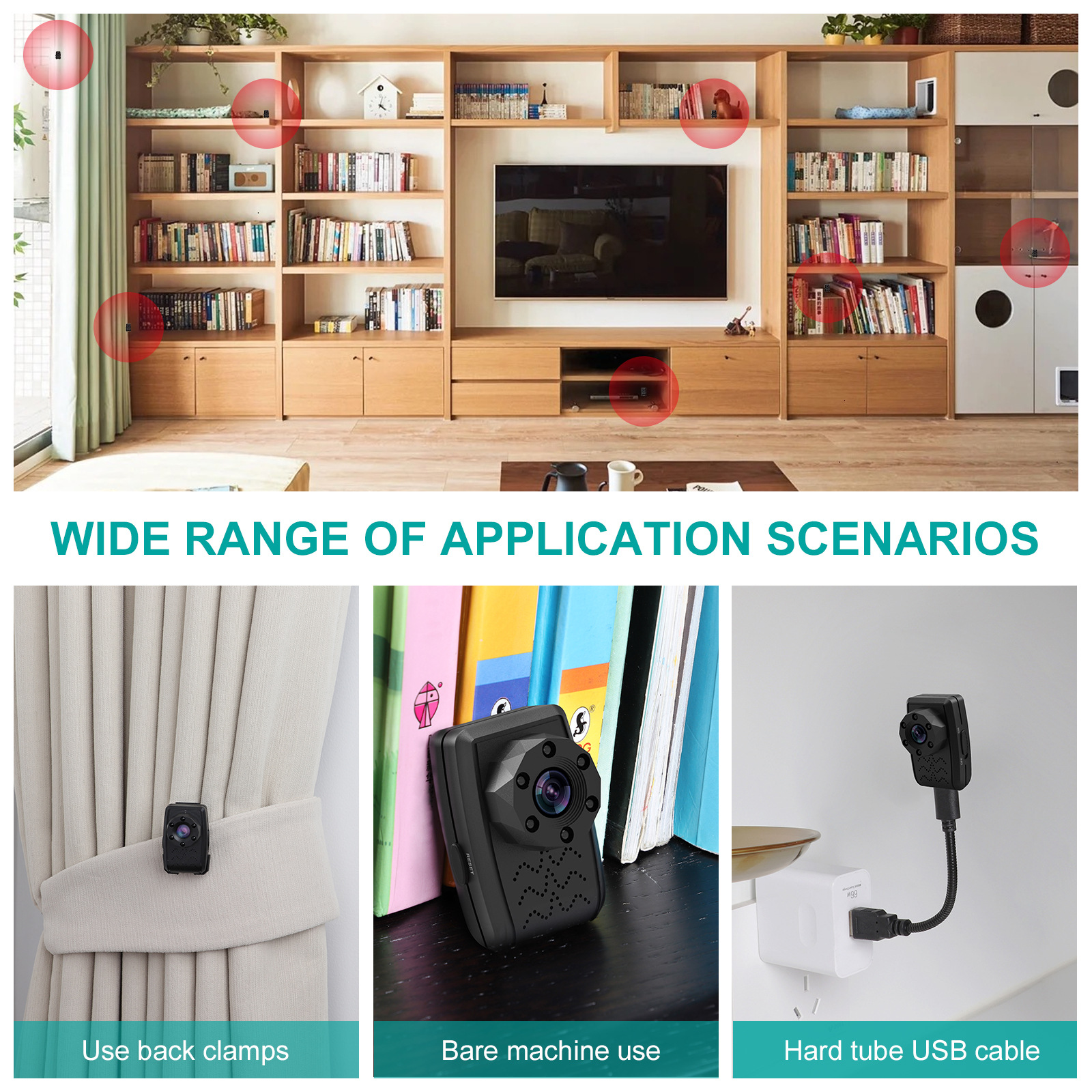 The new cross-border surveillance camera high-definition night vision monitor monitors home indoor and outdoor wireless cameras undefined