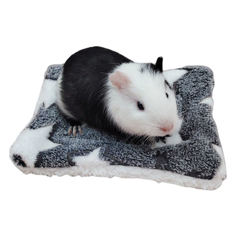 Коврик для гнезда хомяка Маленький питомец Морская свинка Тоторо Хлопковый коврик Зимний теплый коврик Кролик Маленький коврик для домашних животных