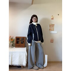 卫衣外套美式松弛感休闲外套女2025秋季新款chic卫衣开衫棒球服女