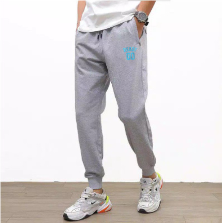 004 nine -point pants gray