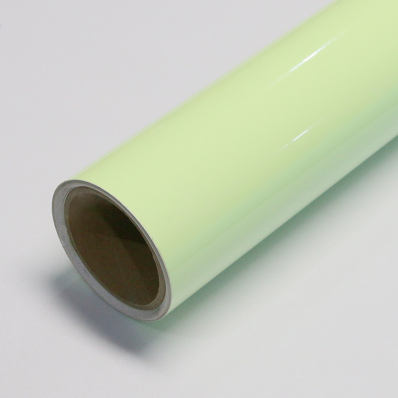 Película luminosa verde de PVC, película de almacenamiento de luz fotográfica de inyección de tinta, película reflectante PET, etiqueta luminosa, etiqueta de advertencia, película reflectante image 7