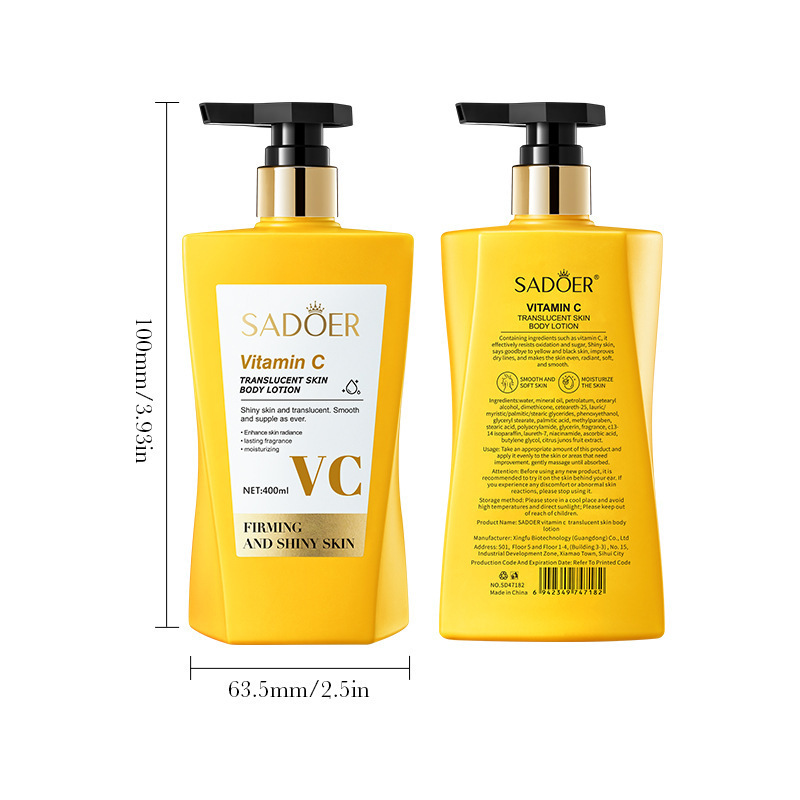 (Cross-border trading), vitaminised body cream, 400 ml