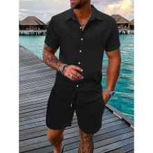 H 60365 Beach shirt shorts set ɳ̲������װ�羳����ͨ��