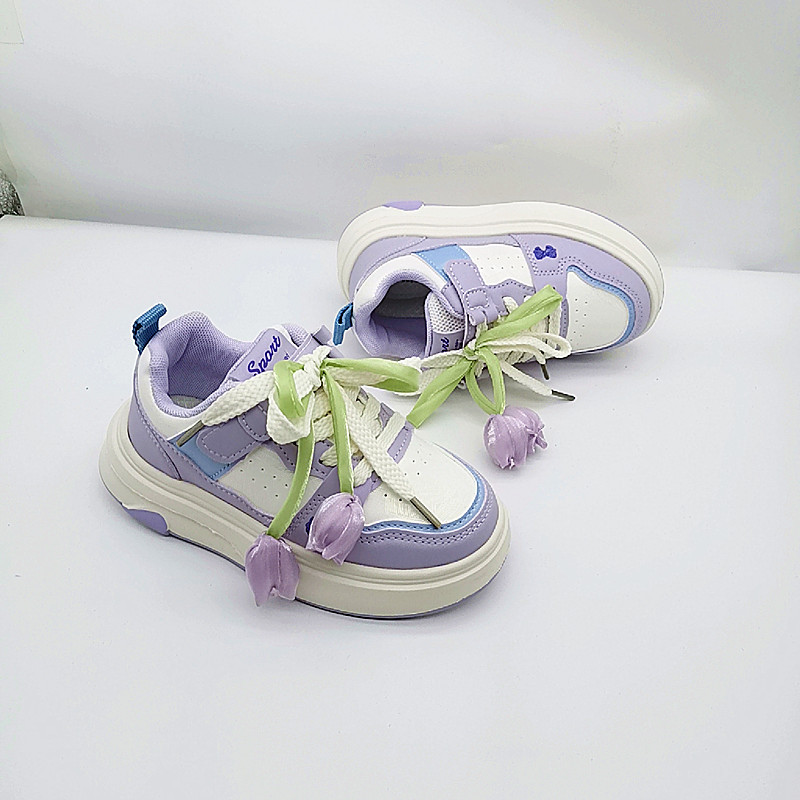 Otoño nuevo 2025 cuero impermeable para niños grandes zapatos para niños varones y mujeres Velcro super ligero zapatos de skate