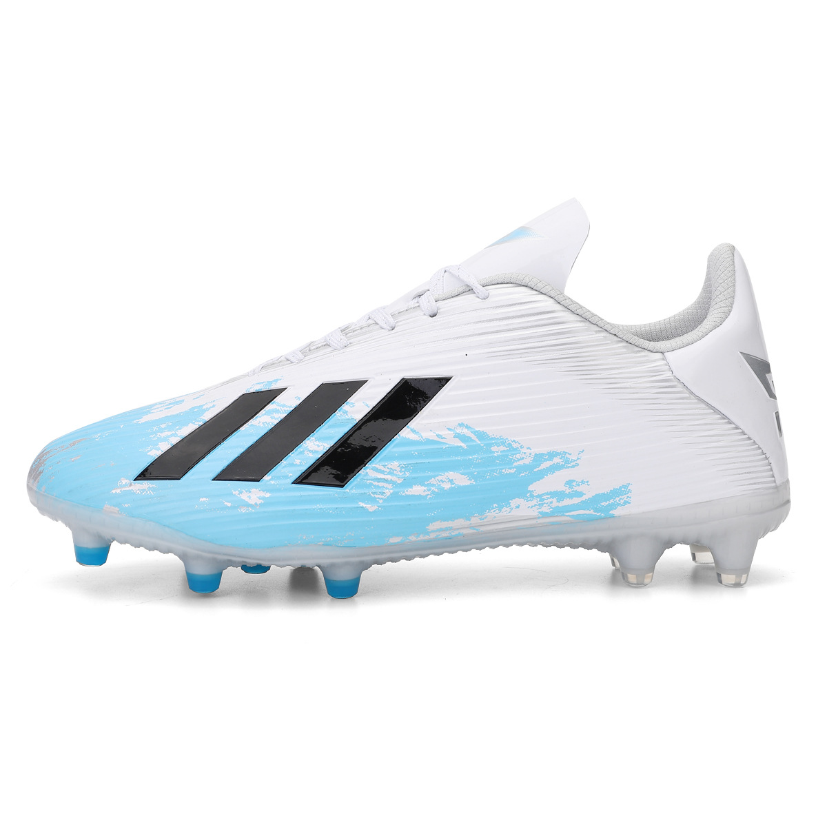 2023 nuevos zapatos de fútbol de los hombres de uñas rotas con cordones TF zapatos de entrenamiento de uñas largas zapatillas de deporte de fútbol de una sola pieza de entrega